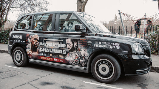 Taxi Wrap Advertising in London - CLASSIC SUPERSIDES