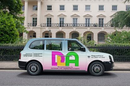 Taxi Wrap Advertising in London - CLASSIC SUPERSIDES